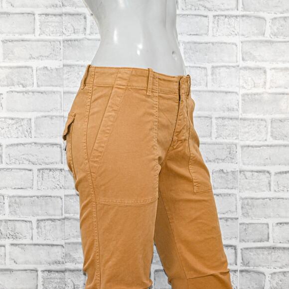NEW Nili Lotan Cropped French Military Pants ankle zip in Fawn beige Size 2 $325 - Picture 11 of 13